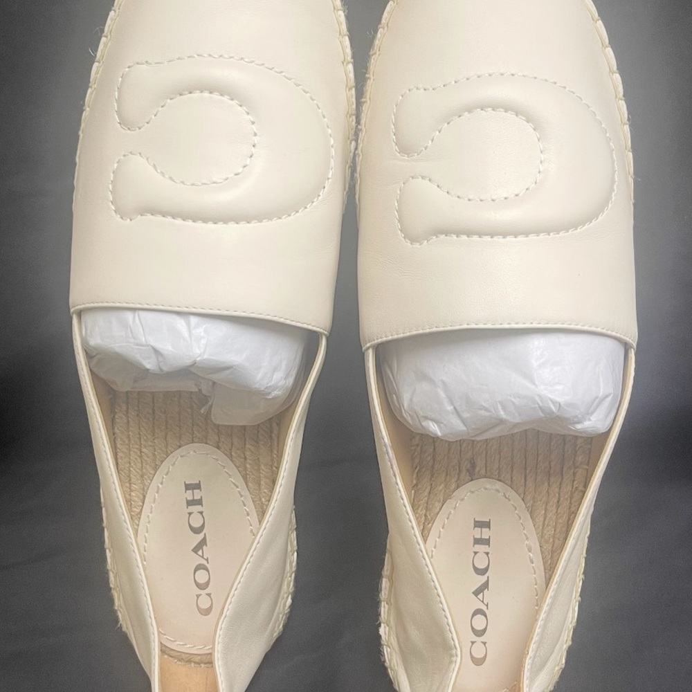 Coach Women's Cream Loafers